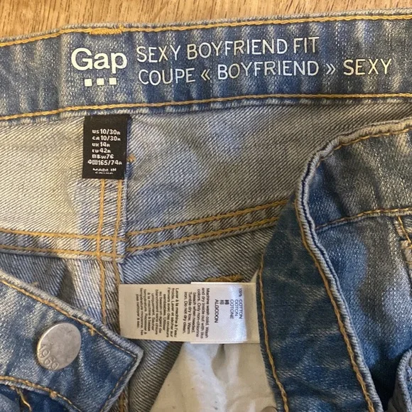 Gap Relaxed & distressed boyfriend jeans #55 - Picture 4 of 5